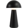 Oplaadbare Lamp H28 cm, Zwart