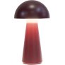 Oplaadbare Lamp H28 cm, Bordeaux