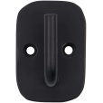 Wandhaak H6 cm, Zwart