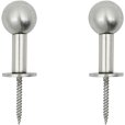 Haken 2-delige set &Oslash;2 cm