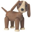 Hond Twix 14 cm, Donker Mahonie