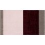 Horisontal Deurmat 60x90 cm, Bordeaux/Rose/Sand