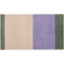 Horisontal Deurmat 67x120 cm, Paars/Ivoor/Groen