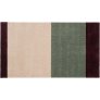 Horisontal Deurmat 60x90 cm, Groen/Ivoor/Bordeaux