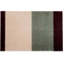 Horisontal Deurmat 67x120 cm, Groen/Ivoor/Bordeaux