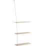 Wit Gepigmenteerd Eiken/Zwart