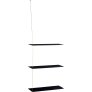Plank XL 60 cm, Sort Eg/Messing