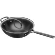 Wok met Glazen deksel 30 cm