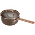 Steelpan met Glazen Deksel 18 cm