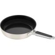 Koekenpan met Keramische Antiaanbaklaag 28 cm, Ivoorwit