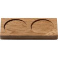 Onderzetter 15 cm, Eikenhout