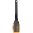 Bakspatel Siliconen 29 cm, Zwart/Oranje
