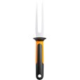 Trancheervork 11 cm, Zwart/Oranje