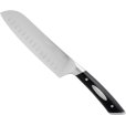 Santoku Mes met Geschulpte Rand 18 cm