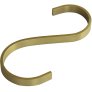 S-haak 9,8 cm, Messing