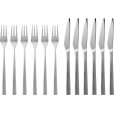 Steakbestek/Grillbestek 12-delig, Mat/Helder Staal