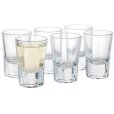 Snapsglas 6 stuks 4 cl, Transparant