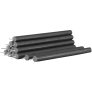 Dinerkaars 12 stuks 18 cm, Antraciet