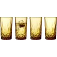 Highballglas 4 stuks 38 cl, Amberkleurig