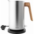 Waterkoker 1,5 L, Staal/Eiken