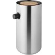 Zelfbedieningsthermoskan 1,8L, Staal/Eikenhout