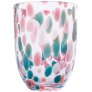 Tumbler Waterglas 25 cl, Roze/Turkoois/Lichtblauw