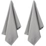 &Oslash;kologisk Theedoeken 2 stuks 45x70 cm, Stone