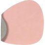 Curve Dubbelzijdige Recycled Leren Placemat 37x44 cm, Nupo Roze/Lichtgrijs