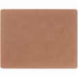Dubbelzijdige Recycled Leren Placemat 35x45 cm, Nupo Truffel/Oude Roos