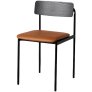 Zwart Essenhout/Cognac Leer