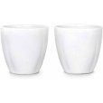 Eierdopjes 2 stuks H5 cm, Wit