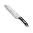 Santoku Mes met Geschulpte Rand 18 cm