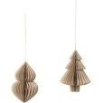 Kerstboom 2 stuks 13 cm