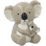Moeder en Kind Koala H11 cm, Beige/Wit