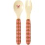 Kinderbestek 2-delig, Music Band/Pink
