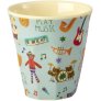 Beker 16 cl, Music Band/Mint