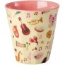 Beker 16 cl, Music Band/Pink